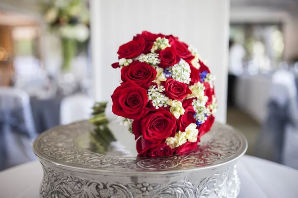 Bridal Bouquet Red Roses — Stock Photo, Image