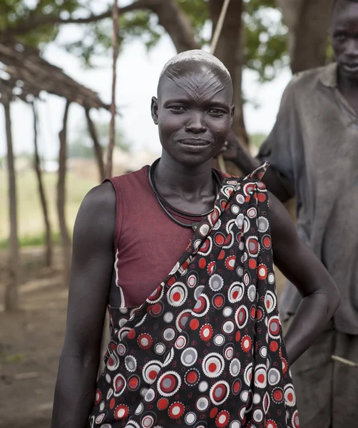 Σκηνή Στην Ύπαιθρο Στο Σουδάν Αφρική — Φωτογραφία Αρχείου