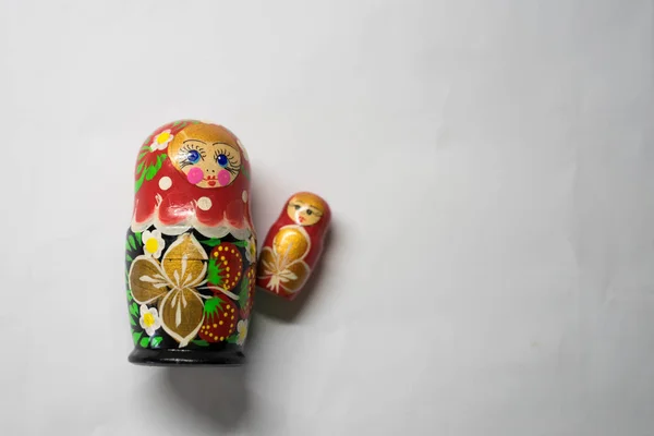 Bonecas russas são lembranças da Rússia — Fotografia de Stock
