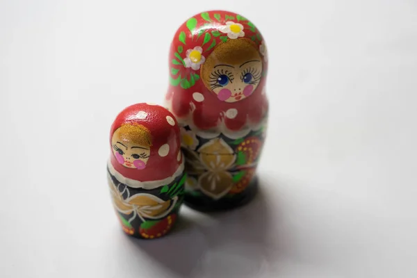 Bonecas russas são lembranças da Rússia — Fotografia de Stock