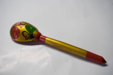 Tahta boyalı kaşık - Rus hatırası