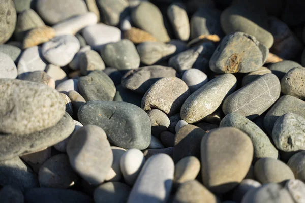 Grandi pietre marine di colore grigio, scuro — Foto Stock