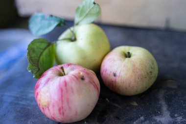 yeşil ışık ile büyük yeşil elma