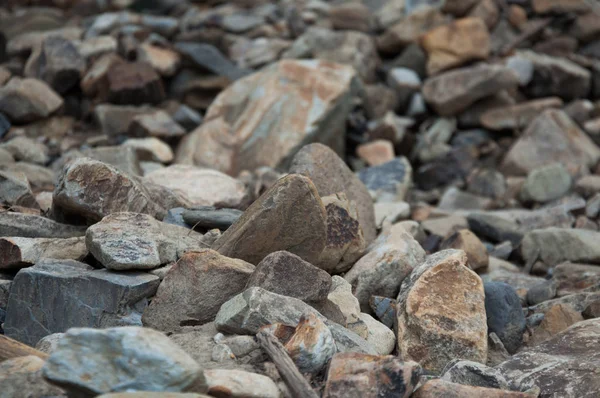 Pedras Grandes Pequenas Nas Montanhas Textura Pedra Contexto — Fotografia de Stock