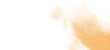 Beyaz arka planda sarı boya lekeleri var. Yaz aydınlığı