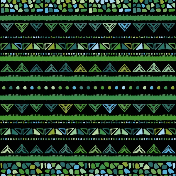 Patrón geométrico decorativo sin costura — Archivo Imágenes Vectoriales