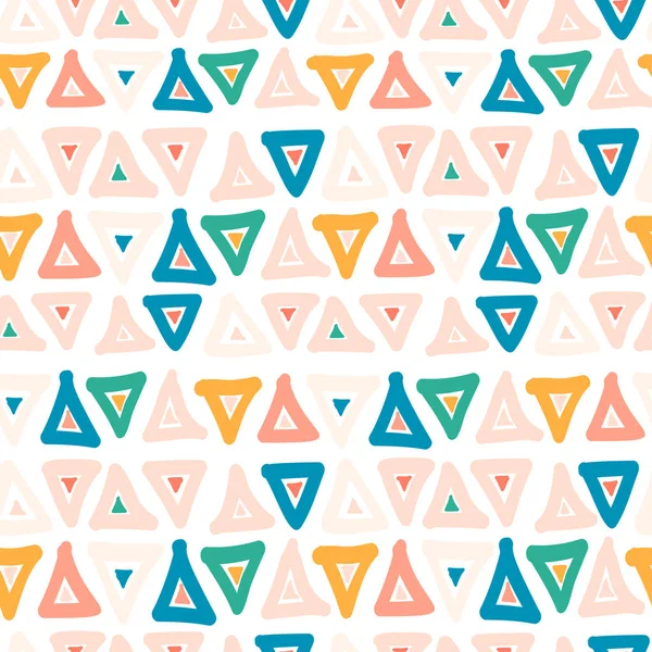 Trendy gribouille motif sans couture dans les couleurs pastel — Image vectorielle