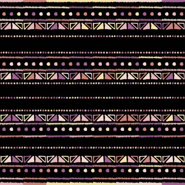 El yapımı renkli çizgili parlak kabile sorunsuz