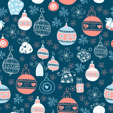 Kara tahta desen Noel topları ile. Xmas sanat