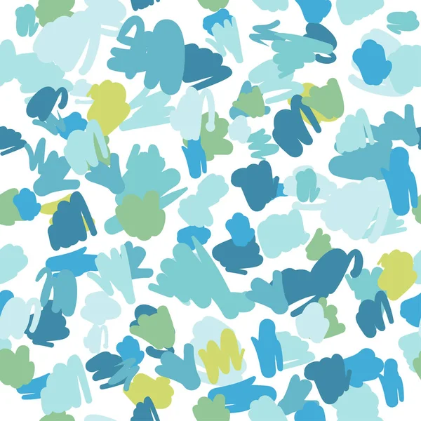 Motif gribouillis pastel tendance. Texture abstraite du tissu — Image vectorielle