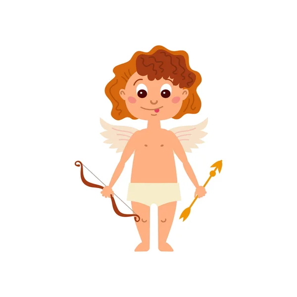 Dia dos Namorados elemento ícone - anjo cupido — Vetor de Stock