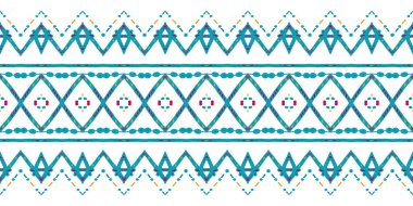 Kabile etnik ıkat folklor deseni. Afrika soyut süsleme.