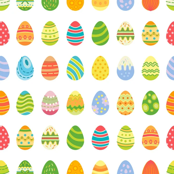 Påsk ägg sömlösa mönster. Semester Vintage bakgrund — Stock vektor