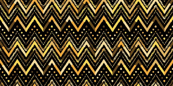 Modèle de style africain zigzag rétro. Conception Chevron — Image vectorielle