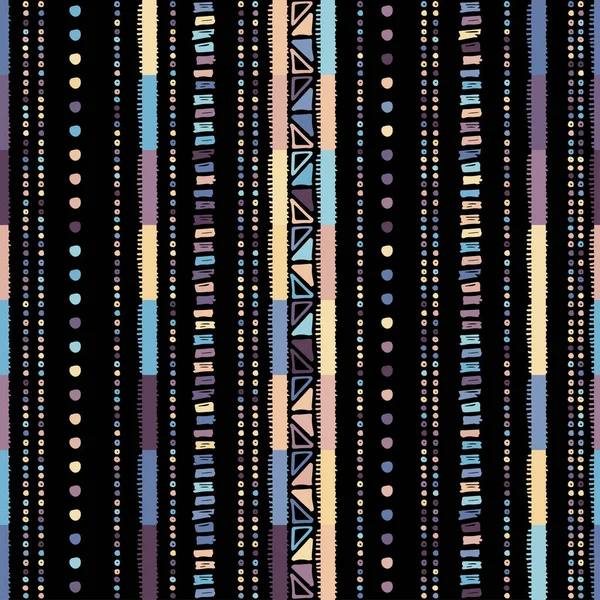 Patrón de zigzag abstracto para el diseño de la cubierta. Tribal — Archivo Imágenes Vectoriales