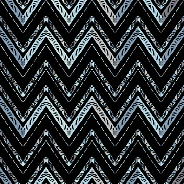 Un motif vectoriel en chevron de zigzag ethnique sans couture — Image vectorielle