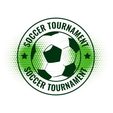 Futbol Turnuvası Özet etiket tasarımı