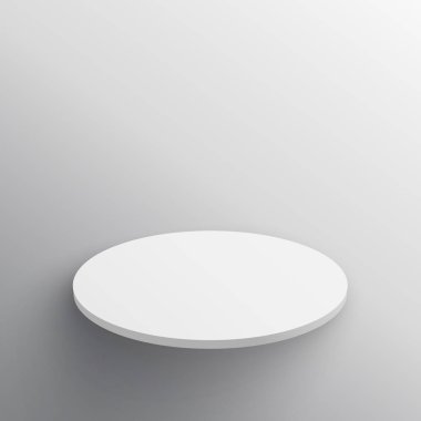 podyum temiz gri studio arka plan üzerinde