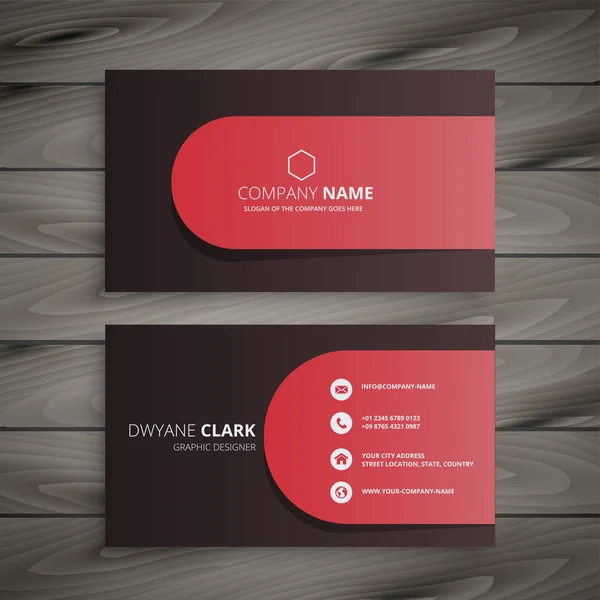 clean professional business card design