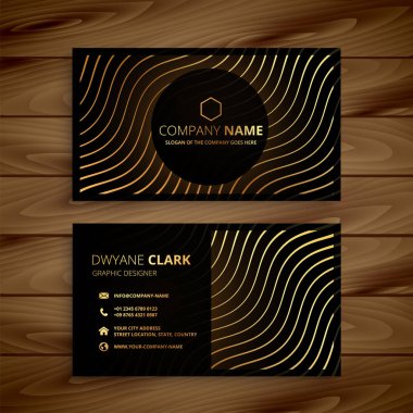 Altın sigorta primi kartvizit şablonu