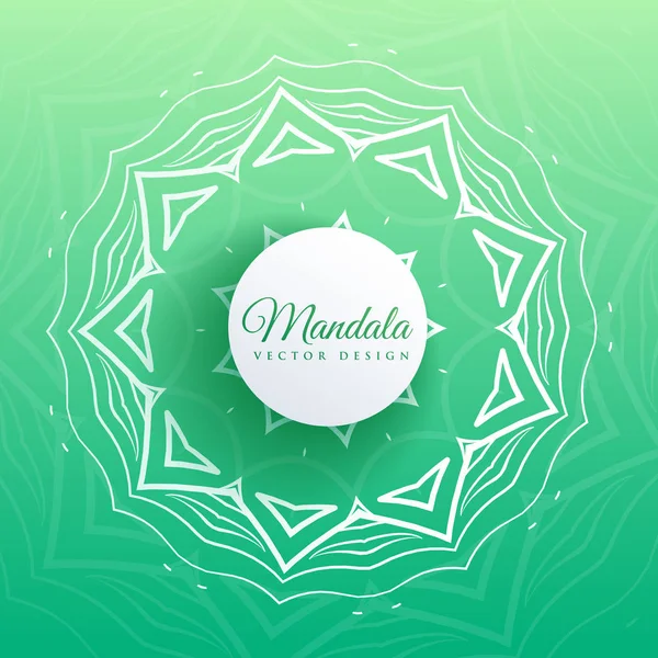Indio Mandala Patrón Diseño Fondo — Archivo Imágenes Vectoriales