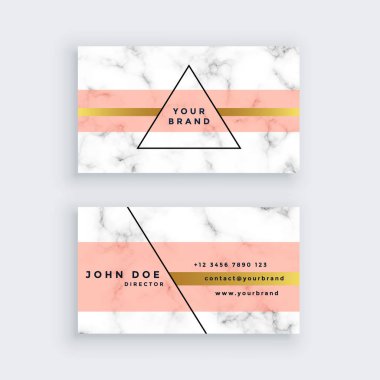 sigorta primi mermer kartvizit tasarımı en az tarzı