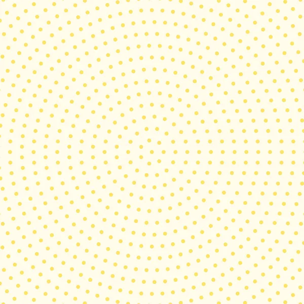 Punkte Kreis Muster Hintergrund Weicher Gelber Farbe — Stockvektor