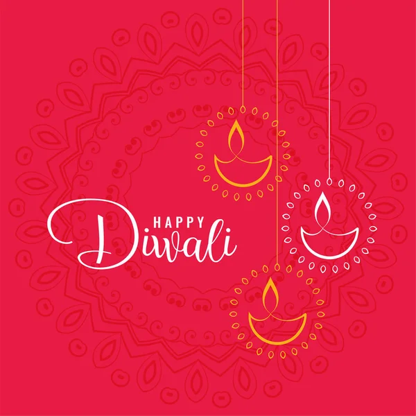 elegant happy diwali festival greeting background