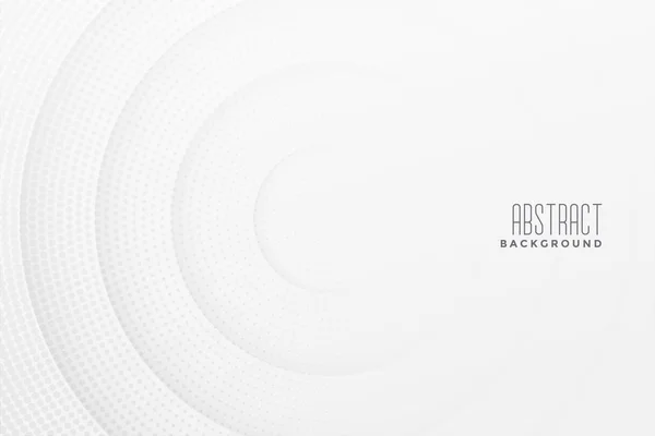 Abstrait Demi Ton Blanc Fond Design — Image vectorielle