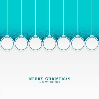 neşeli Noel tatil arka topları asma
