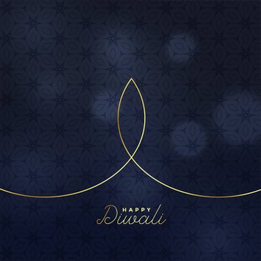 siyah arka plan üzerine en az yaratıcı altın çizgi diya