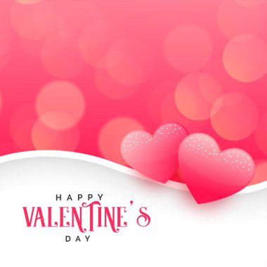 Pembe arkaplanda güzel kalpler