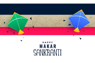 makar sankranti sezon için uçurtma arka plan
