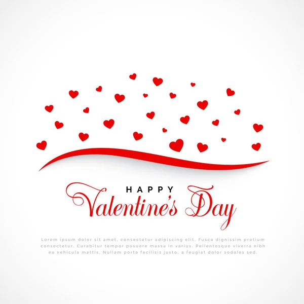 Fond Coeur Flottant Pour Saint Valentin — Image vectorielle