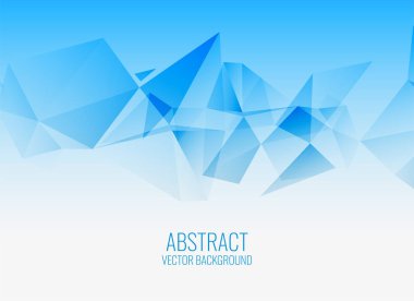 Şık mavi geometrik arka plan