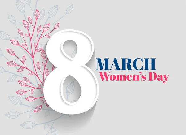 happy women's day greeting background