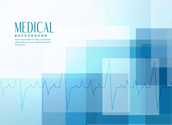 Blaues Medizinisches Banner Hintergrund — Stockvektor