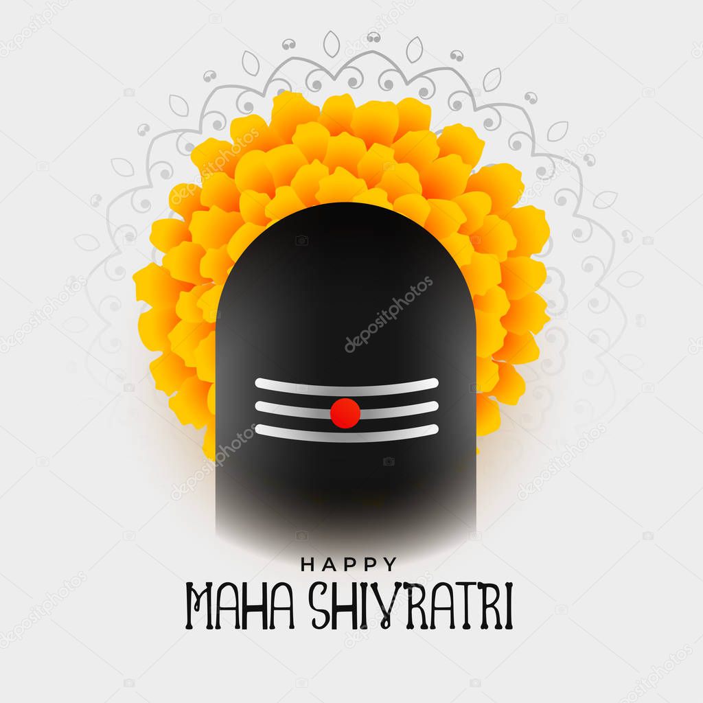 maha shivratri festival background design