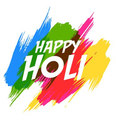 Mutlu Holi renkli arka plan