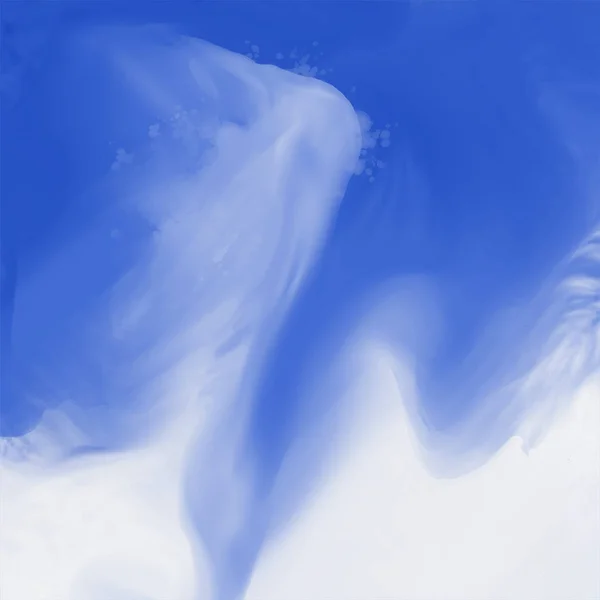 Abstraktní modré tekutiny akvarel textury pozadí — Stockový vektor