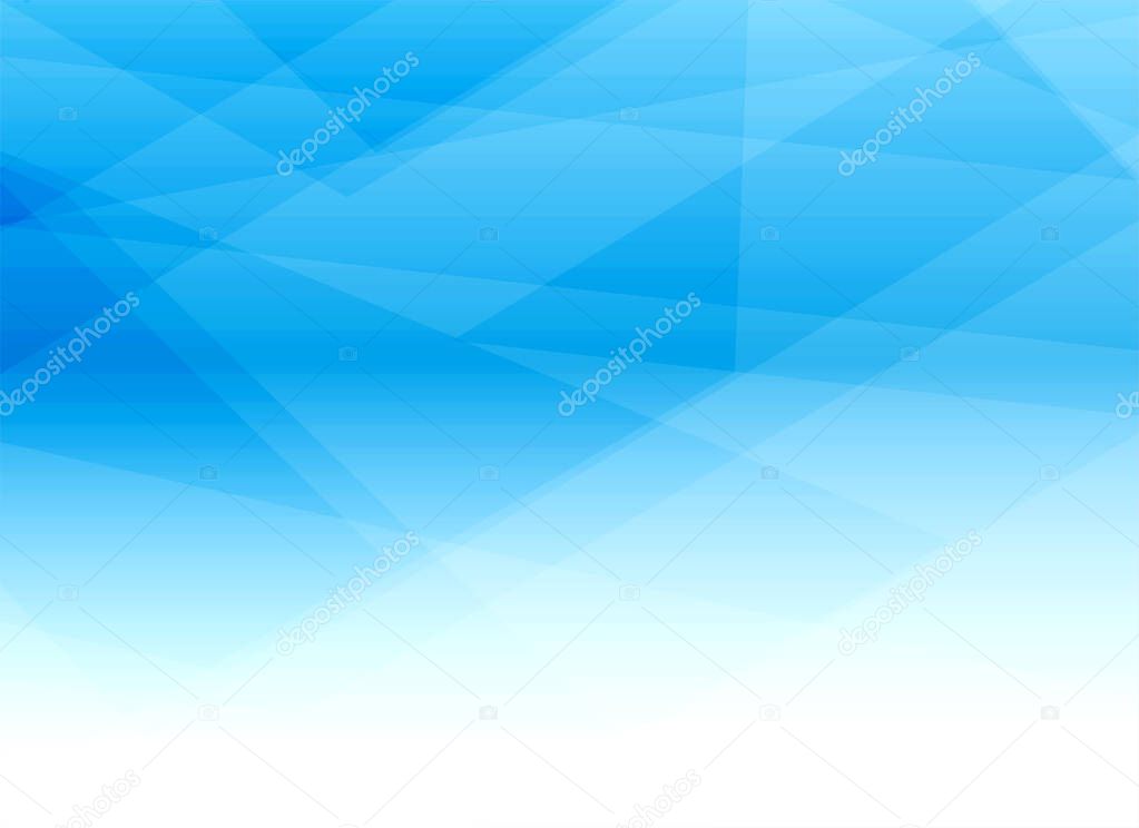 abstract blue geometric shapes background design
