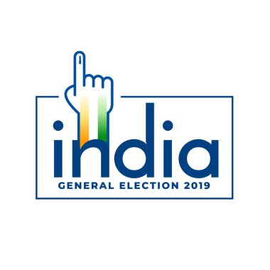Hint genel seçimleri 2019 oylama konsept tasarımı