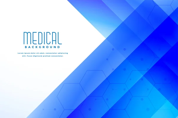 Abstrakter blauer medizinischer Hintergrund — Stockvektor