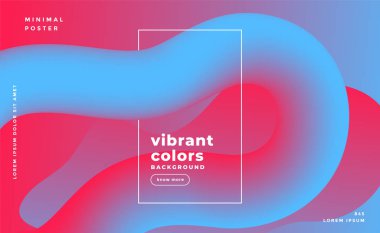 sıvı şekiller ile yapılan canlı trendy arka plan