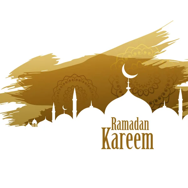 Ramadánu Kareem abstraktní styl pozadí — Stockový vektor