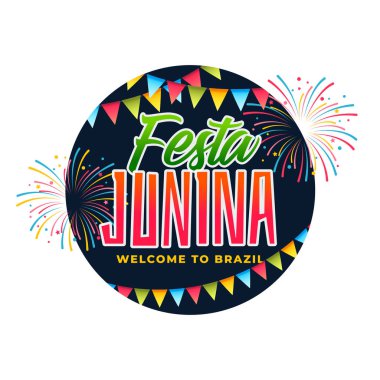brezilya festa junina kutlama arka plan