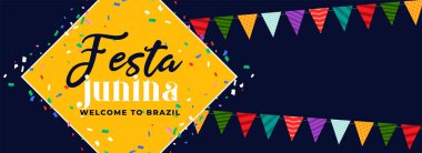 festa junina eğlenceli karnaval afiş tasarımı