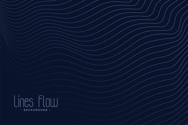 абстрактные волнистые линии темный фон
