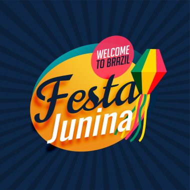 brezilya festa junina kutlama arka plan