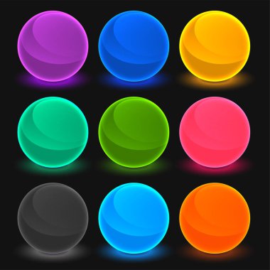 parlak toon tonları düğmeleri ayarlayın